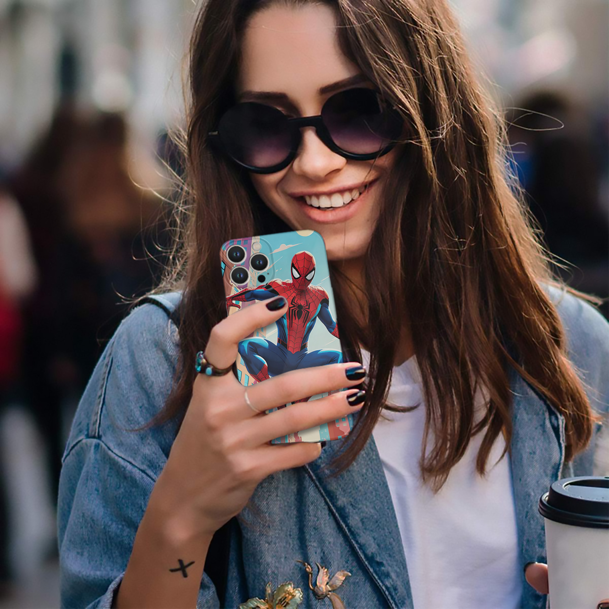 （画像用） Spider Man スパイダーマン 【iPhone 14シリーズ対応】ハードケース